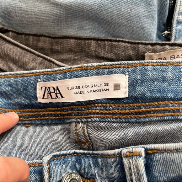 Zara Bundle Lot Skinny Jeans Sz 2 and 6 - Picture 8 of 10